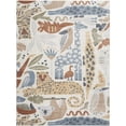 thumbnail image 1 of Nourison Astra Machine Washable 6'7" x 9' Ivory Kids Indoor Rug, 1 of 11