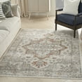 thumbnail image 1 of Nourison Astra Machine Washable Bohemian Grey/Multi 5'3" x 7' Area Rug, (5x7), 1 of 9