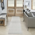 thumbnail image 1 of Nourison Astra Machine Washable Bohemian Ivory 2' x 6' Area Rug (2x6), 1 of 9
