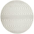 thumbnail image 1 of Nourison Astra Machine Washable Bohemian Ivory 7'10" x Round Area Rug (8 Round), 1 of 10