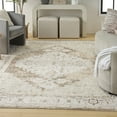 thumbnail image 1 of Nourison Astra Machine Washable Center medallion Beige 6'7" x 9' Area Rug (7x9), 1 of 9