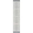 thumbnail image 1 of Nourison Astra Machine Washable Geometric Ivory Blue 2'2" x 10' Area Rug (2x10), 1 of 8