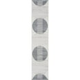 thumbnail image 1 of Nourison Astra Machine Washable Geometric Ivory Blue 2'2" x 12' Area Rug (2x12), 1 of 9
