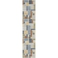 thumbnail image 1 of Nourison Astra Machine Washable Geometric Multicolor 2'2" x 10' Area Rug (2x10), 1 of 8