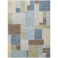 thumbnail image 1 of Nourison Astra Machine Washable Mid-Century Modern Blue Green Multi 7'10" x 10' Area Rug (8x10), 1 of 10