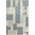 thumbnail image 1 of Nourison Astra Machine Washable Mid-Century Modern Blue Ivory 3'3" x 5' Area Rug (3x5), 1 of 8