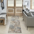 thumbnail image 1 of Nourison Astra Machine Washable Modern Multicolor 2' x 6' Area Rug (2x6), 1 of 8