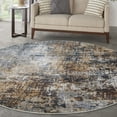 thumbnail image 1 of Nourison Astra Machine Washable Modern Multicolor 7'10" x Round Area Rug (8 Round), 1 of 9