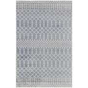 Nourison Astra Machine Washable 3'3" x 5' Blue Bohemian Indoor Flatweave Rug