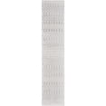 thumbnail image 1 of Nourison Astra Machine Washable 2'2" x 8' Grey Bohemian Indoor Flatweave Rug, 1 of 8