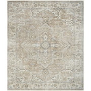 Nourison Astra Machine Washable Persian Beige 710 x 10 Area Rug 8x10