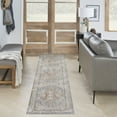 thumbnail image 1 of Nourison Astra Machine Washable Persian Denim Multi 2'2" x 12' Area Rug (2x12), 1 of 8