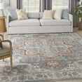 thumbnail image 1 of Nourison Astra Machine Washable Persian Denim Multi 9' x 12' Area Rug (9x12), 1 of 9