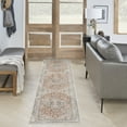 thumbnail image 1 of Nourison Astra Machine Washable Persian Gold/Multicolor 2'2" x 8' Area Rug (2x8), 1 of 8