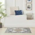 thumbnail image 1 of Nourison Astra Machine Washable Persian Grey/Gold 3'3" x 5' Area Rug (3x5), 1 of 8