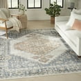 thumbnail image 1 of Nourison Astra Machine Washable Persian Grey/Gold 7'10" x 10' Area Rug (8x10), 1 of 9