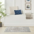 thumbnail image 1 of Nourison Astra Machine Washable Persian Grey/Multi 3'3" x 5' Area Rug (3x5), 1 of 8