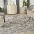 thumbnail image 1 of Nourison Astra Machine Washable Persian Grey/Multi 9' x 12' Area Rug (9x12), 1 of 9