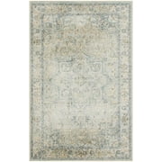 Nourison Astra Machine Washable Persian Light Blue 2'2" x 4' Area Rug (2x4)