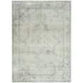 thumbnail image 1 of Nourison Astra Machine Washable Persian Light Blue 4' x 6' Area Rug, (4x6), 1 of 10