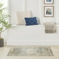 thumbnail image 1 of Nourison Astra Machine Washable Persian Silver Blue 3'3" x 5' Area Rug (3x5), 1 of 8
