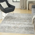 thumbnail image 1 of Nourison Astra Machine Washable Persian Silver Grey 6'7" x 9' Area Rug (7x9), 1 of 9