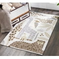 thumbnail image 1 of Nourison Bailey Grey 3'6" x 5'6" Area Rug, Kids, Boys, Girls, Animal, Bed Room, Living Room, Easy Cleaning, Non Shedding, (4' x 6'), 1 of 6