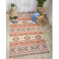 thumbnail image 1 of Nourison Baja Tribal Ivory/Grey 6'6" x 9'6" Area Rug, (7x10), 1 of 6