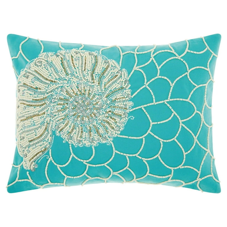 Turquoise throw top pillows walmart