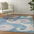 thumbnail image 1 of Nourison Bliss Transitional Bohemian Blue 6' x 9' Area Rug, (6' x 9'), 1 of 6