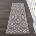 thumbnail image 1 of Nourison Bliss Transitional Moroccan Grey 2'3" x 7'3" Area Rug, (2' x 7'), 1 of 6