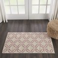 thumbnail image 1 of Nourison Bliss Transitional Trellis Ivory/Pink 2' x 4' Area Rug, (2' x 4'), 1 of 6