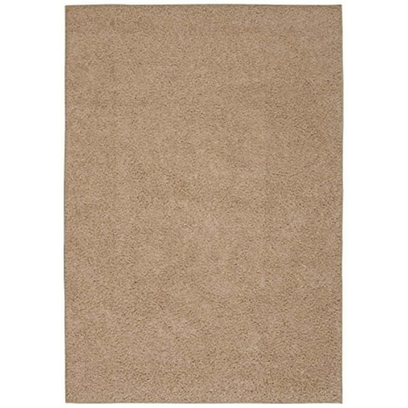 Nourison Bonita Beige Shag Area Rug BON01 8'2" x 10'