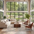 thumbnail image 1 of Nourison Botanical Washables 7'6" x 9'10" Beige Multicolor Farmhouse Indoor Rug, 1 of 9