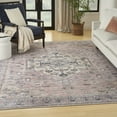 thumbnail image 1 of Nourison Brilliance Machine Washable Persian Blush 9'2" x 12' Area Rug (9x12), 1 of 9