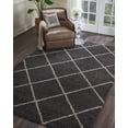 thumbnail image 1 of Nourison Brisbane Trellis Charcoal 9' x 12' Area Rug, (9x12), 1 of 6