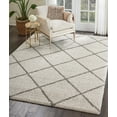 thumbnail image 1 of Nourison Brisbane Trellis Cream 6'7" x 9'7" Area Rug, (7x10), 1 of 6