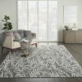 thumbnail image 1 of Nourison Calabas Indoor/Outdoor Modern Botanical Ivory/Grey 8'10" x 12' Area Rug, (9' x 12'), 1 of 10
