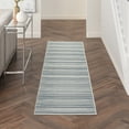 thumbnail image 1 of Nourison Calobra Beach Blue 2'2" x 10' Area Rug, (2x10), 1 of 9