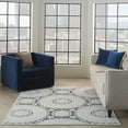thumbnail image 1 of Nourison Calobra Modern Blue 5'3" x 7'3" Area Rug, (5x7), 1 of 10
