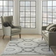 thumbnail image 1 of Nourison Calobra Modern Grey 4' x 6' Area Rug, (4x6), 1 of 10
