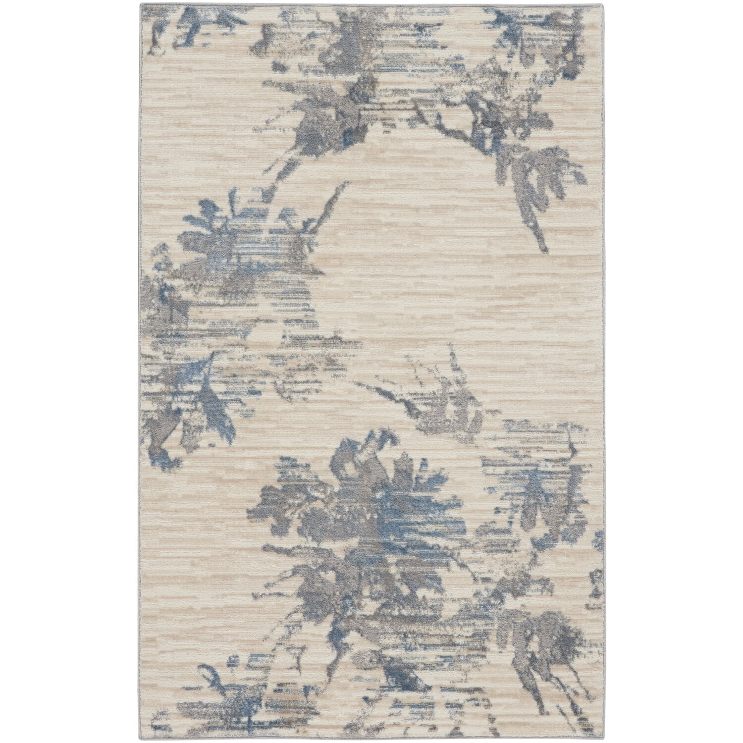 Nourison Calvin Klein Enchanting Botanical Floral Abstract Area Rug ...