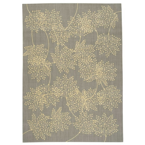 Nourison Capri Slate Area Rug CAP1 7'9" x 10'10"