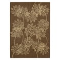 thumbnail image 1 of Nourison Capri Transitional Floral Chocolate 5' 3" x 7' 5" Area Rug, 1 of 4