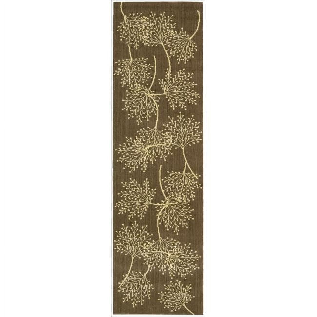 Nourison Capri Wool Area Rug Chocolate 2'3