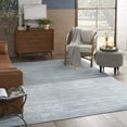 thumbnail image 1 of Nourison Care Free 7'10" x 9'10" Blue Modern Indoor Rug, 1 of 9