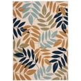 thumbnail image 1 of Nourison Caribbean Indoor/Outdoor Contemporary Botanical Ivory 3'11" x 5'11" Area Rug, (4' x 6'), 1 of 5