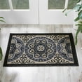 thumbnail image 1 of Nourison Caribbean Indoor/Outdoor Ivory/Charcoal 1'9" x 2'9" Area Rug, (2x3), 1 of 8