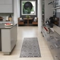 thumbnail image 1 of Nourison Casual 2' x 6' Grey Modern Indoor Rug, 1 of 7