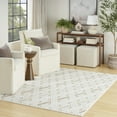 thumbnail image 1 of Nourison Casual 6'7" x 9'2" Ivory Beige Modern Indoor Rug, 1 of 8